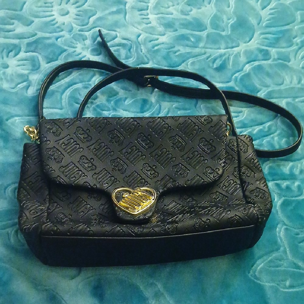 Juicy Couture Black Logo Hand Bag